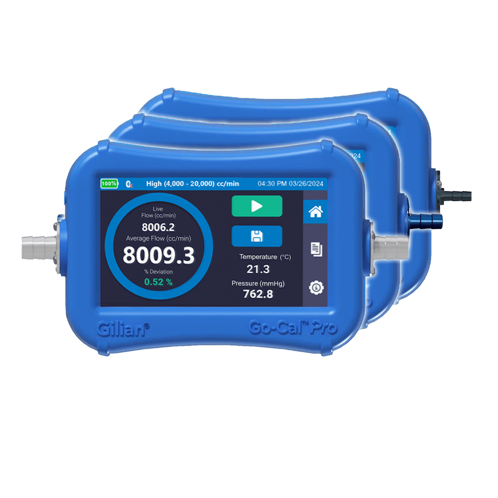 Go-Cal Pro: Thiết bị hiệu chuẩn lưu lượng cầm tay 0.005 đến 20 Lít/phút